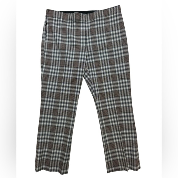 Theory plaid wool kick capri pants size 6 in excellent like-new condition - Picture 4 of 8